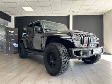 Voir le détail de l'offre de cette JEEP Wrangler 2.0 T 380ch 4xe Overland Command-Trac de 2021 en vente à partir de 72 999 € 