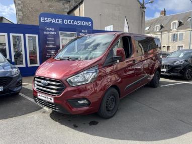 Voir le détail de l'offre de cette FORD Transit Custom Kombi 320 L2H1 2.0 EcoBlue 130ch mHEV Trend Business 7cv de 2021 en vente à partir de 495.05 €  / mois