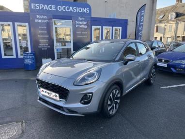 Voir le détail de l'offre de cette FORD Puma 1.0 Flexifuel 125ch S&S mHEV Titanium de 2024 en vente à partir de 231.54 €  / mois