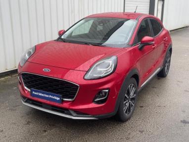 Voir le détail de l'offre de cette FORD Puma 1.0 EcoBoost 125ch mHEV Titanium 6cv de 2021 en vente à partir de 190.22 €  / mois