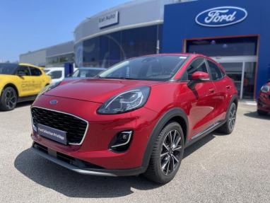 Voir le détail de l'offre de cette FORD Puma 1.0 Flexifuel 125ch S&S mHEV Titanium de 2022 en vente à partir de 238.9 €  / mois