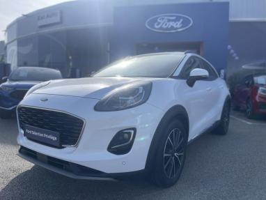Voir le détail de l'offre de cette FORD Puma 1.0 Flexifuel 125ch S&S mHEV Titanium de 2022 en vente à partir de 204.2 €  / mois