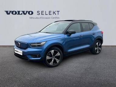 Voir le détail de l'offre de cette VOLVO XC40 P8 AWD 408ch R-Design EDT de 2020 en vente à partir de 312.48 €  / mois
