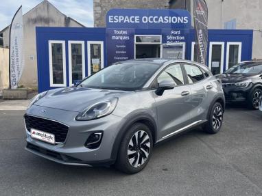 Voir le détail de l'offre de cette FORD Puma 1.0 Flexifuel 125ch S&S mHEV Titanium de 2024 en vente à partir de 213.4 €  / mois