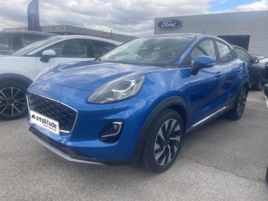 Voir le détail de l'offre de cette FORD Puma 1.0 Flexifuel 125 ch S&S mHEV Titanium de 2024 en vente à partir de 213.75 €  / mois