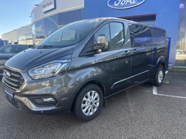 Voir le détail de l'offre de cette FORD Transit Custom Fg 320 L2H1 2.0 EcoBlue 170 S&S Cabine Approfondie Limited BVA6 7cv de 2023 en vente à partir de 407.51 € / mois